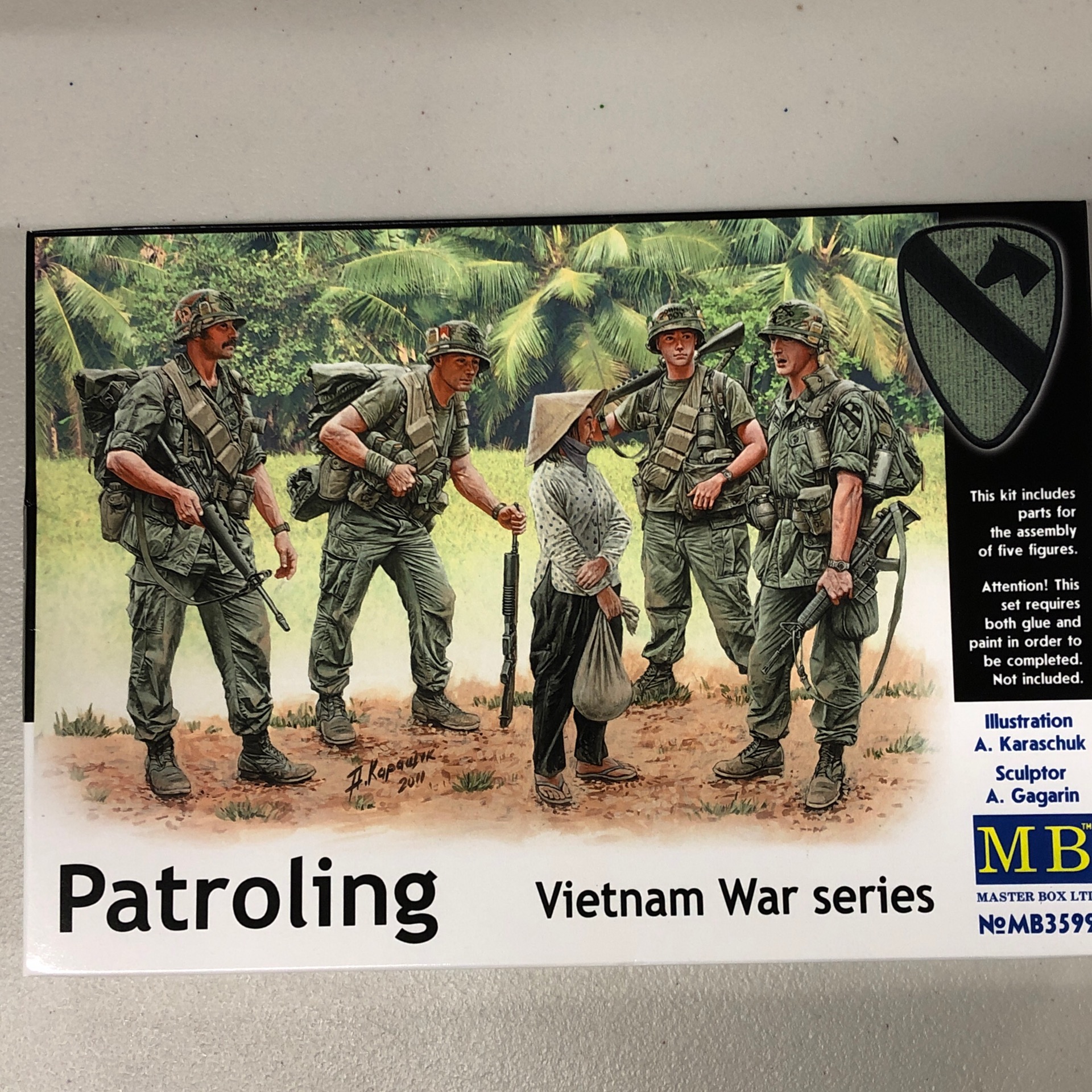 Master Box 3599 1/35 Patroling. Vietnam War series Plastic Model